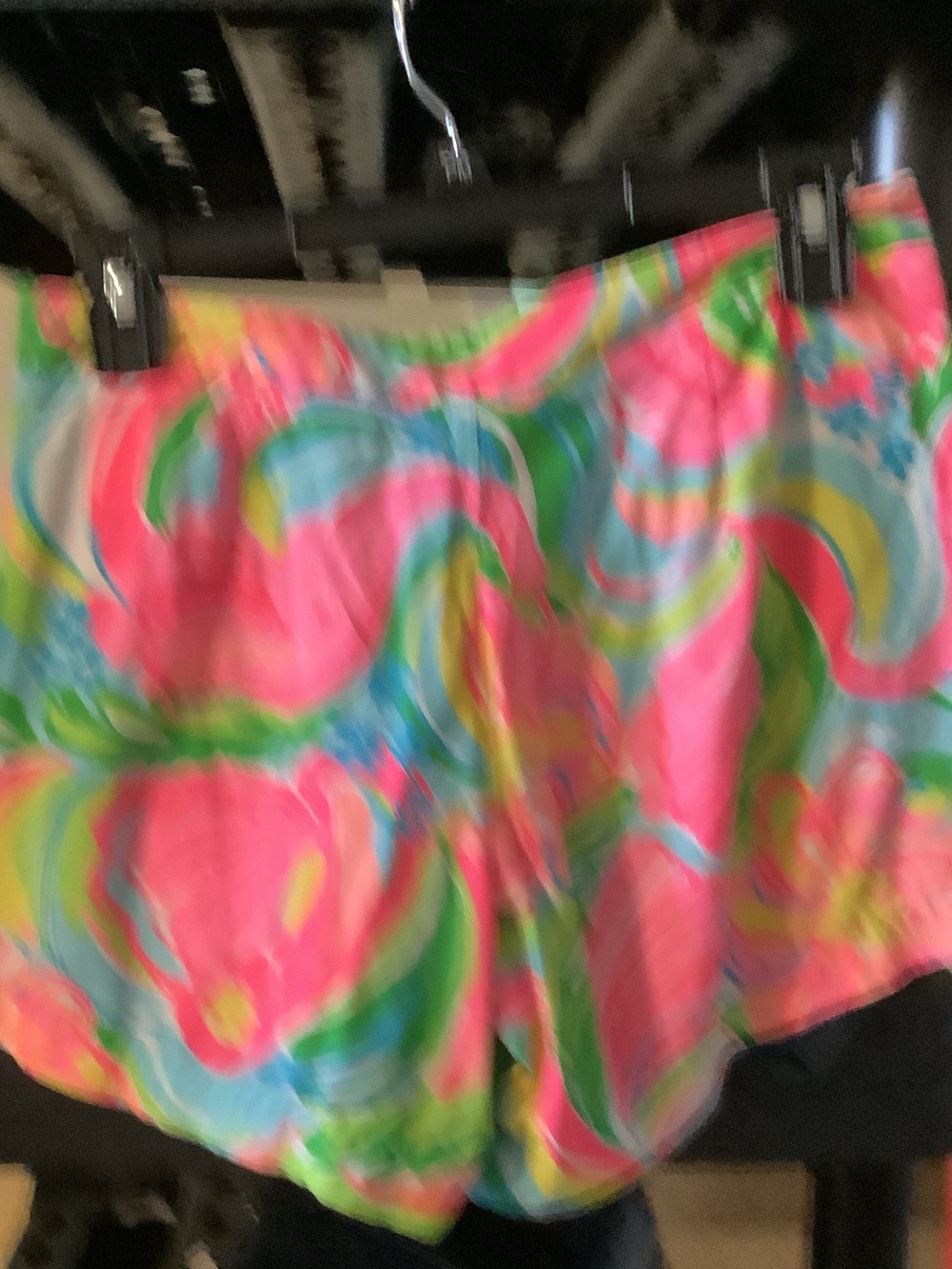 Lilly Pulitzer Multicolor Tropical Print Shorts, side zip, unlined - Picture 11 of 12